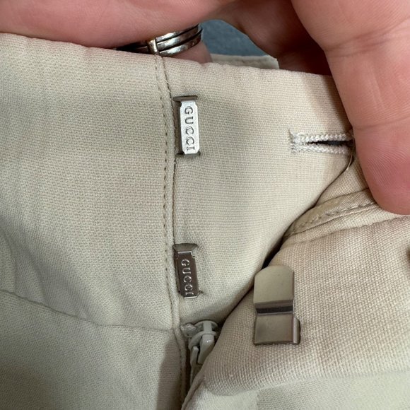 GUCCI cream trousers size 38 or US 0/2 - Picture 3 of 12